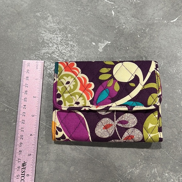Vera Bradley Euro Wallet in Plum Crazy - Picture 2 of 8